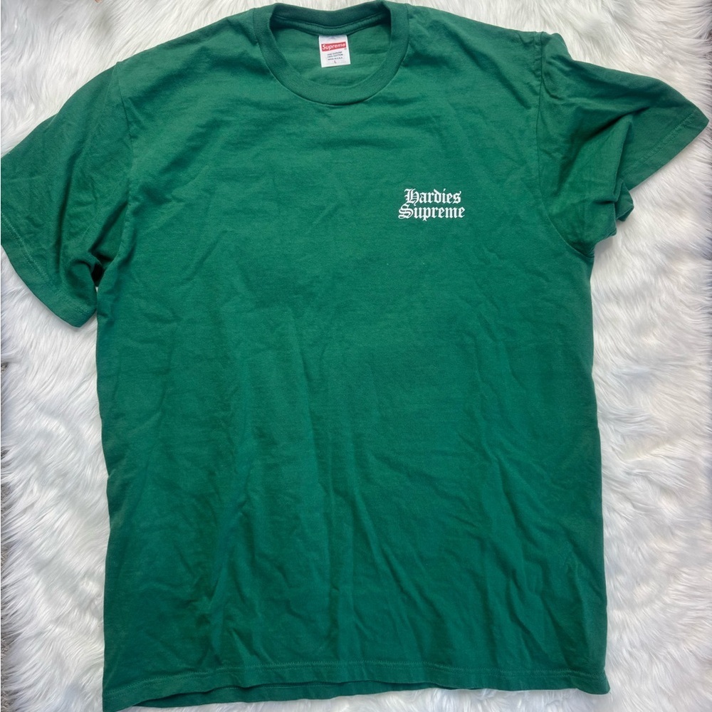 Supreme Hardies shirt Green Light pine LARGE - Picture 2 of 2